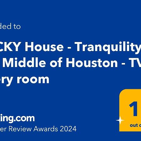 Lucky House - Tranquility In The Middle Of Houston - Tv In Every Room - 300 M2 Exteriör bild