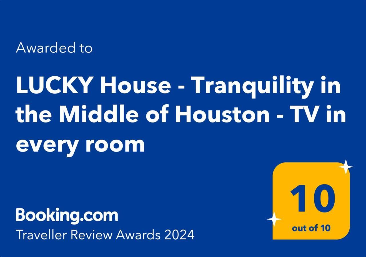 Lucky House - Tranquility In The Middle Of Houston - Tv In Every Room - 300 M2 Exteriör bild